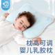 evebaby婴儿枕头云片枕0-6个月以上新生宝宝0-1岁幼儿泰国天然乳胶枕夏季 艾草乳胶枕 高度可调 蓝色 枕高1.5cm(套0.5cm+芯1cm) 0-1岁