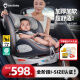 Goldkbaby儿童安全座椅汽车用宝宝婴儿车载0到12岁360度旋转isofix可坐可躺