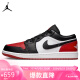 耐克NIKE篮球鞋送男友AJ1乔1JORDAN 1运动鞋春夏553558-161白黑红42.5