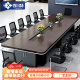 香尔特（Xiangerte）会议桌长桌简约现代大型板式培训桌长方形长条桌办公桌3.5米+12椅