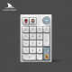 达摩鲨 K3PRO 三模无线小键盘 蓝牙2.4G 19键机械数字键盘 RGB全键热插拔自定义财务键盘