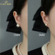 LAST KISS韩版复古大珍珠耳钉女轻奢高级感小众设计法式气质耳环送老婆礼物 fever同款珍珠耳钉8mm.