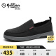 金利来（goldlion）男鞋时尚个性透气布鞋轻便舒适休闲鞋50021033201A-黑色-39码