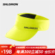 萨洛蒙（Salomon）男女款 户外运动日常轻量快干舒适休闲遮阳帽子 CROSS VISOR 黄绿色 C22271 均码