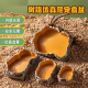 BARBAROUS GROWTH树脂爬宠饲养箱造景爬宠喂食盆水龟寄居蟹泡澡盆守宫蜥蜴角蛙食盘 水盆迷你号【防摔 容量大】