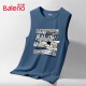 班尼路（Baleno）背心男夏季学生休闲潮牌运动健身透气纯棉上衣男士修身百搭坎肩