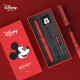 迪士尼(Disney)钢笔礼盒 钢笔学生换囊墨水笔杆套装 练字书法用商务墨水笔儿童生日礼物 米奇红色E0306M
