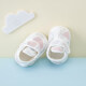 藏美时代新生婴儿鞋0-3个月夏季薄款棉布男女宝宝软底防滑6-12婴儿学步鞋 小兔 L码(内长12厘米，建议6-12个月)