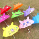 梓嘉福创意可爱儿童雨伞男女耳朵伞道具迷你舞蹈玩具伞1-2岁宝宝遮阳伞 粉色