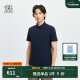 KOLON SPORT/可隆SECO空气POLO 男子户外运动速干防晒抗菌短袖 LHPT4MTT53-NV 藏蓝 180/XL