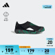 adidas 小浮艇 ALTAVENTURE魔术贴包头凉鞋男小童阿迪达斯轻运动 黑色/绿色 30.5(180mm)