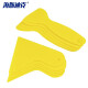 海斯迪克 黄色塑料刮板 汽车贴膜工具小刮板 小号+大号(各50个)