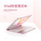 云派ipad2021蓝牙键盘鼠标10.2带保护套装2020新款air4  5苹果pro平板mini6 10.2/10.5玫瑰金（键盘+鼠标）