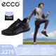 爱步（ECCO）运动休闲鞋 锁扣设计舒适透气户外男鞋 健步2.0系列800794 黑色42
