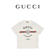 GUCCI古驰针织棉“Gucci Firenze 1921”男士短袖T恤[明星款式] 白色 L