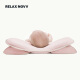 RELAX NOVV舒乐时定型枕新生儿0-1岁纠正矫正防偏扁头型0-18个月宝宝婴儿枕 M1 星云粉 0-12月+头部调整垫