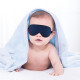 宜家依婴儿眼罩晒太阳黄疸升级款儿童眼罩真丝遮光新生儿宝宝睡眠睡觉舒适眼罩 深蓝