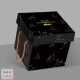 FANCYCHIC礼盒包装盒 纯黑星空ins礼物盒创意正方形篮球圣诞节发光生日零食 星空方盒28*28*28cm 空方盒