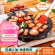 尚烤佳（Suncojia）烧烤盘 烤肉盘 户外卡式炉不粘煎盘 韩式无烟烤盘 烤肉锅