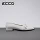 爱步（ECCO）单鞋 皮鞋时尚通勤女鞋低跟浅口牛津鞋 型塑20系列214253 米色21425301378 38