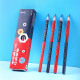 中华 130红蓝 粗六角红蓝铅笔 工程设计木工记号用笔红蓝双色10支/盒