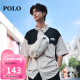 POLO胸包男士斜挎包大容量单肩包iPad包运动腰包520情人节礼物送男友