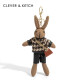 CLEVER & KETCH钥匙扣女新款时尚简约百搭兔子包包挂件可爱饰品 小兔子挂件