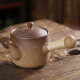 唯古日式陶瓷煮茶器侧把煮茶壶花茶黑茶白茶壶大口碳炉围炉煮茶电陶炉 直口煮茶壶（900ml）