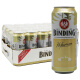 冰顶Binding德国原装进口啤酒黑小麦白啤酒德啤 白啤酒500ml*24罐整箱