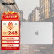 INCASE Dots适用于21/23款M3苹果MacBook Pro14英寸苹果笔记本电脑保护壳纤薄便携A2442磨砂透明色