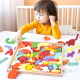三格田（SANGTY）动物恐龙拼图幼儿童拼图宝宝早教智力动脑男孩女孩木质积木玩具3岁以上 155动物城拼图3D积木
