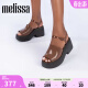 Melissa（梅丽莎）新款女士时尚高跟厚底凉鞋33585 黑色 5（35-36码）