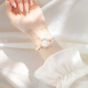 金米欧（KIMIO）手表女学生时尚品牌女士日韩国表简约女生防水石英贝母珍珠手链表 珍珠白