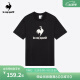 乐卡克（Le coq sportif）乐卡克法国公鸡男女春新款运动休闲大logo短袖T恤CO-0149231 黑色/BLK XL