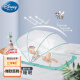 迪士尼宝宝（Disney Baby）婴儿蚊帐罩 可折叠防摔全罩式蒙古包新生儿童防蚊罩便携式免安装床上用品 清新绿