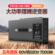 闲鸟（XIANNIAO）逆变器摆摊专用纯正弦波48V60V72V转220V电瓶三轮车用7000W大功率 60V转220V-7000W【纯正弦波】 多功能电瓶电源转换器