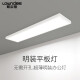 朗帝斯（LOWNDES） 明装面板灯超薄现代长条灯办公室吸顶灯走廊过道吸顶平板灯商用 白壳30*120cm白光60W