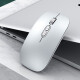 墨一 mac苹果无线鼠标笔记本电脑双模可充电蓝牙鼠标 适用于Macbook pro/air/ipad平板配件 旗舰版-钛空银【一键返回桌面丨续航升级丨低噪无声】