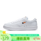 耐克NIKE女百搭板鞋COURT VINTAGE运动鞋CW1067-100白39