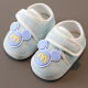 布苒猫春秋季0-1岁男女宝宝学步鞋3-6-12个月婴儿步前鞋新生儿宝宝鞋 单鞋纯色米奇蓝色（牛筋底） 内长11.5cm （6-9个月）