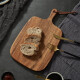 初心相思木菜板实木切水果砧板小案板面包板刀板宝宝婴儿辅食切菜板 方形面包板-相思木