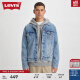 Levi's李维斯24夏季情侣复古翻领潮牌美式牛仔夹克外套休闲百搭 浅蓝色 L