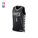 耐克NBA官方马刺文班亚马Swingman系列drifit成人篮球服球衣 马刺-文班亚马球衣 M