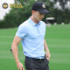 PGA 高尔夫服装男士短袖T恤 时尚运动球衣 高尔夫弹力衣服 PGA 101150-浅蓝色 L