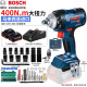 博世（BOSCH） 充电式电动扳手 冲击扳手 GDS18V-400 锂电无刷大扭矩电动风炮 GDS18V-400【两电快充5.0Ah】