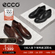 爱步（ECCO）皮鞋男 德比鞋皮鞋雕花布洛克皮鞋商务正装鞋男士男鞋 里斯622164 黑色62216401001 42