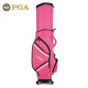 PGA 高尔夫球包女 万向四轮平推航空托运伸缩球包 配防雨罩 全防水设计 多功能球包 PGA 401004-玫红色