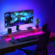 爱耐特 彩色灯带RGB电竞房电脑桌面灯led灯条七彩灯带手机蓝牙遥控卧室 2米灯带+适配器