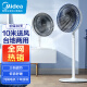 美的（Midea）七叶轻音立式电风扇家用节能轻音电风扇台式桌面小型风扇大风力广角摇头立式卧室宿舍电扇FSA30VAC