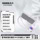 先马（SAMA） XW系列 黑/白一体式水冷散热器自定义IPS屏/高性能冷排/高规格/ARGB灯光 水冷cpu台式散热器 先马XW240 无风扇版白色
